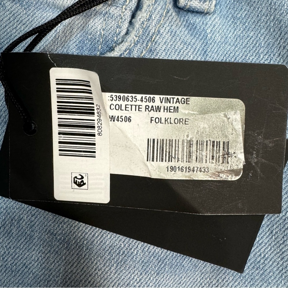 NWT New Paige Colette Crop Flare Jeans Size 23 - Picture 7 of 10
